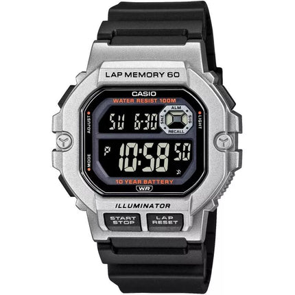 CASIO WS-1400H-1BVEF laikrodis su dėžute Unisex