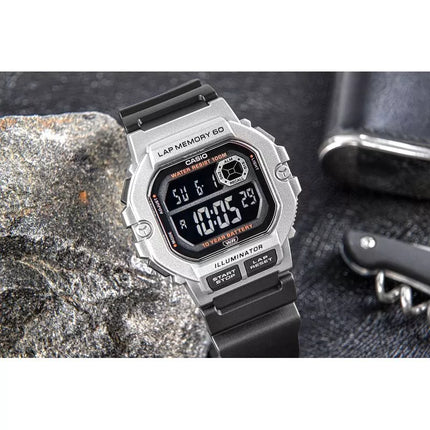 CASIO WS-1400H-1BVEF laikrodis su dėžute Unisex