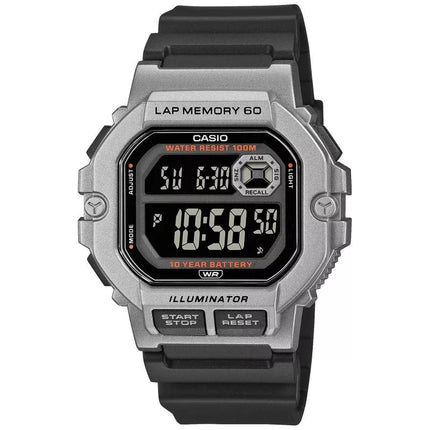 CASIO WS-1400H-1BVEF laikrodis su dėžute Unisex