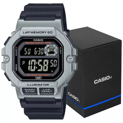 CASIO WS-1400H-1BVEF laikrodis su dėžute Unisex