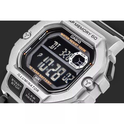 CASIO WS-1400H-1BVEF laikrodis su dėžute Unisex