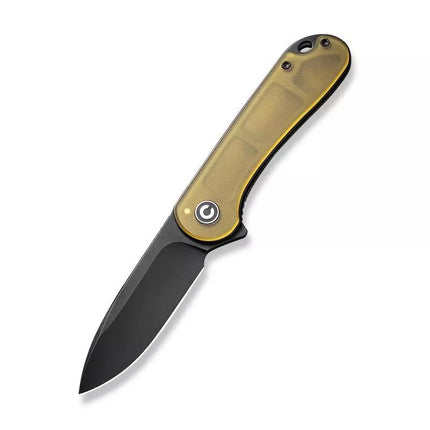 CIVIVI Elementum D2 Ultem Gintarinis ir Juodas C907A-5 peilis