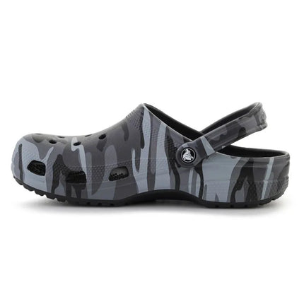 CROCS CLASSIC CAMOUFLAGE šlepetės juoda/pilka 211936-0DD