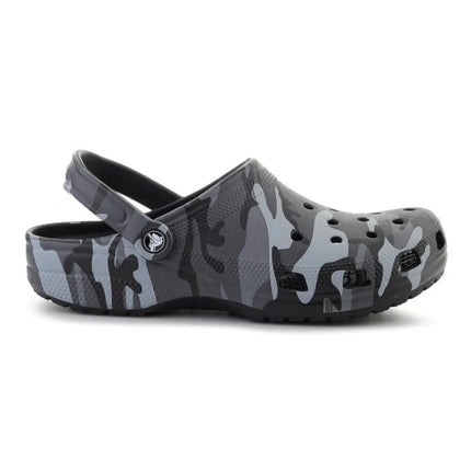 CROCS CLASSIC CAMOUFLAGE šlepetės juoda/pilka 211936-0DD
