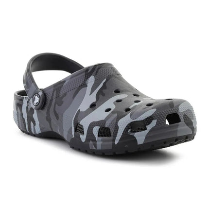 CROCS CLASSIC CAMOUFLAGE šlepetės juoda/pilka 211936-0DD