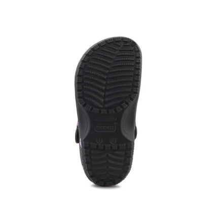 CROCS CLASSIC FLOWER CLOG K BLACK vaikiškos klumpės, 212670-001