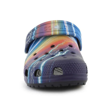 Crocs Classic Meta Scape Clog T basutės, tamsiai mėlynos/įvairiaspalvės, 208456-4LF