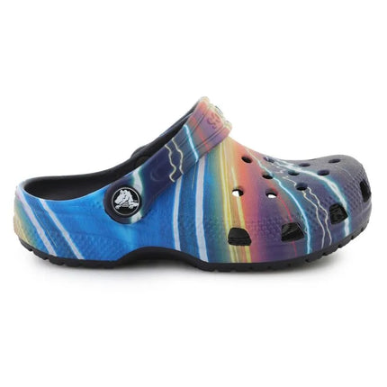 Crocs Classic Meta Scape Clog T basutės, tamsiai mėlynos/įvairiaspalvės, 208456-4LF