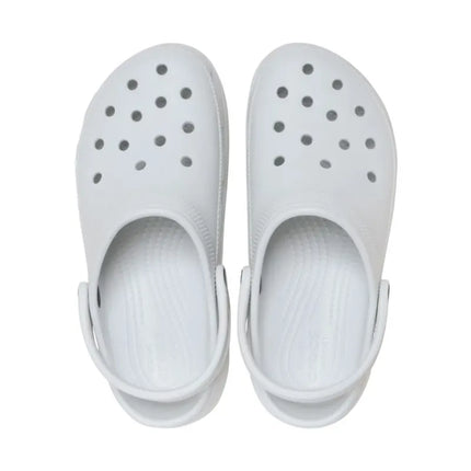 Crocs Classic Platform moteriškos klumpės, kreminės spalvos 206750 1NK
