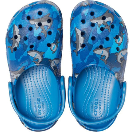 Crocs Classic Shark Clog Jr 206147 4KI šlepetės