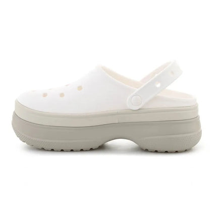 CROCS CLASSIC STACKED CLOG CHALK 211355-0WV