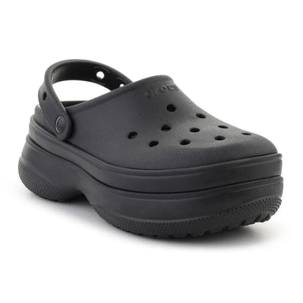 CROCS CLASSIC STACKED klumpės, juoda spalva, 211355-060