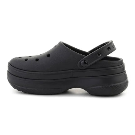 CROCS CLASSIC STACKED klumpės, juoda spalva, 211355-060