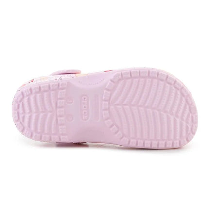 CROCS CLASSIC VDAY CLOG KIDS PINK MILK/HEARTS 209754-7CI vaikiški klumpės