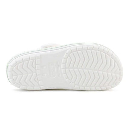 CROCS CROCBAND, BALTA/ŠVIESIAI ŽALIA 11016-1YL