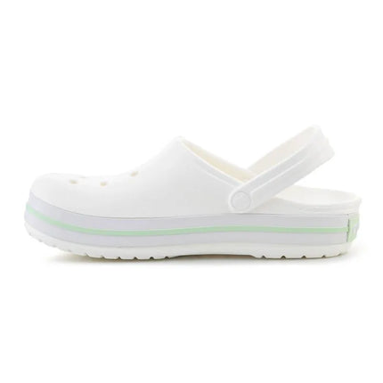 CROCS CROCBAND, BALTA/ŠVIESIAI ŽALIA 11016-1YL