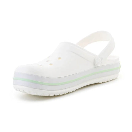 CROCS CROCBAND, BALTA/ŠVIESIAI ŽALIA 11016-1YL