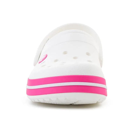 CROCS CROCBAND vaikiškos klumpės, baltos/rožinės (PINK CRUSH), 207006-6WU