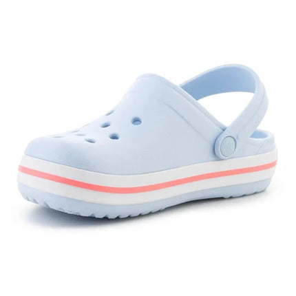 CROCS CROCBAND vaikiškos klumpės BLUE FROST/GUAVA 207006-4XQ