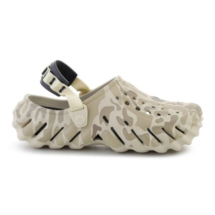 CROCS ECHO DUCK CAMO klumpės, kaulo/juoda spalva 211981-2YJ