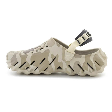 CROCS ECHO DUCK CAMO klumpės, kaulo/juoda spalva 211981-2YJ