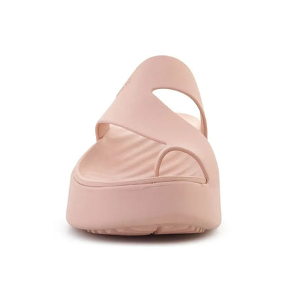 CROCS GETAWAY PLATFORM TOE LOOP sandalės, spalva: Pink Caramel, 210834-7AF
