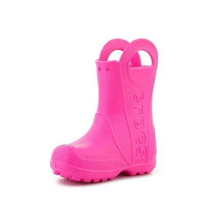 CROCS HANDLE IT vaikiški lietaus aulinukai, PINK CRUSH, 211056-6TW