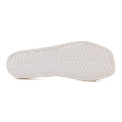 CROCS MIAMI basutės su dirželiu aplink kulkšnį, spalva: kreminė (chalk), 212256-0WV