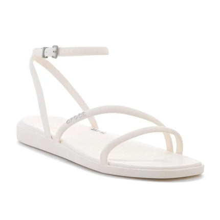 CROCS MIAMI basutės su dirželiu aplink kulkšnį, spalva: kreminė (chalk), 212256-0WV