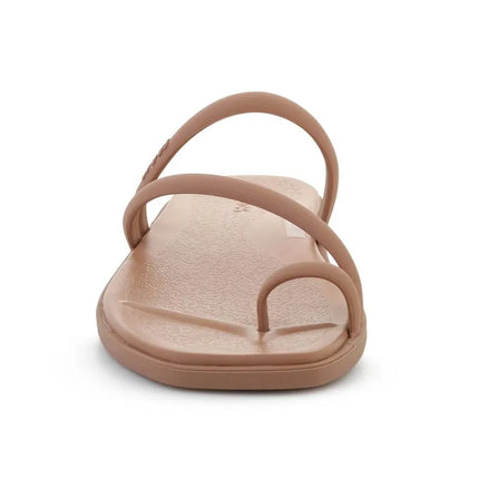 CROCS MIAMI basutės su dirželiu tarpupirščiui, pieno šokolado spalvos 209862-2JJ