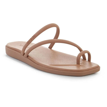 CROCS MIAMI basutės su dirželiu tarpupirščiui, pieno šokolado spalvos 209862-2JJ