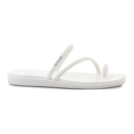 CROCS MIAMI basutės su dirželiu ties pirštais, kreminės spalvos 209862-0WV