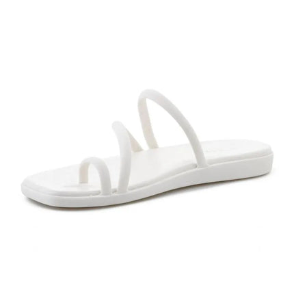 CROCS MIAMI basutės su dirželiu ties pirštais, kreminės spalvos 209862-0WV