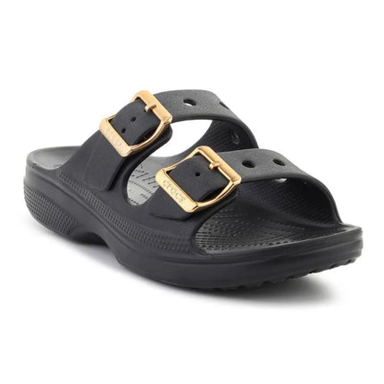CROCS SATURDAY METALLIC BUCKLE juodos spalvos basutės 213316-001