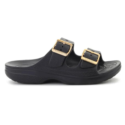 CROCS SATURDAY METALLIC BUCKLE juodos spalvos basutės 213316-001