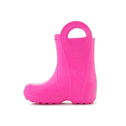 CROCS vaikiški guminiai batai HANDLE IT RAIN BOOT PINK CRUSH 211052-6TW