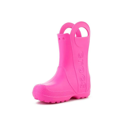 CROCS vaikiški guminiai batai HANDLE IT RAIN BOOT PINK CRUSH 211052-6TW