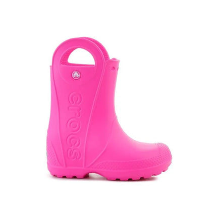 CROCS vaikiški guminiai batai HANDLE IT RAIN BOOT PINK CRUSH 211052-6TW