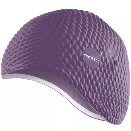 Crowell Java burbulinė plaukimo kepuraitė, violetinė, col.3