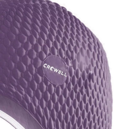 Crowell Java burbulinė plaukimo kepuraitė, violetinė, col.3