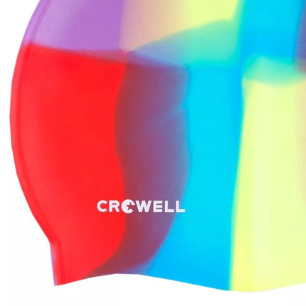 Crowell Multi-Flame-10 silikoninė plaukimo kepurė