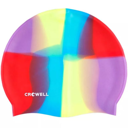 Crowell Multi-Flame-10 silikoninė plaukimo kepurė