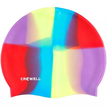 Crowell Multi-Flame-10 silikoninė plaukimo kepurė