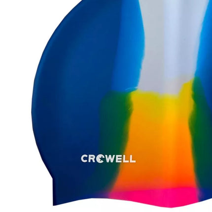 Crowell Multi Flame Silikoninė Plaukimo Kepuraitė, col. 14