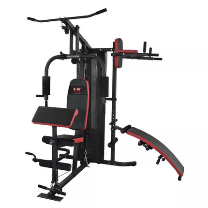 Daugiafunkcinis treniruoklis PRO BMG 4700 suolas su 66 kg svorių komplektu
