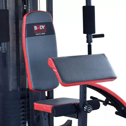 Daugiafunkcinis treniruoklis PRO BMG 4700 suolas su 66 kg svorių komplektu