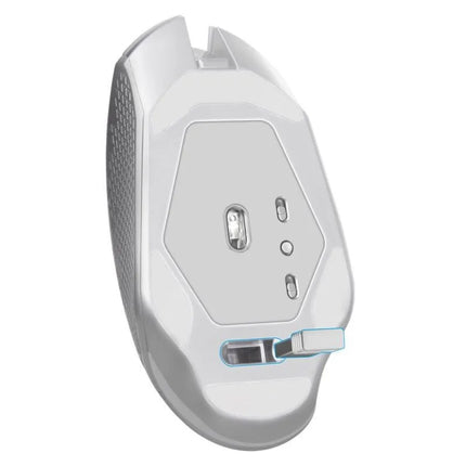 Defender pelė GM-514 Glory optinė RF RGB 3200DPI 7P balta 52513