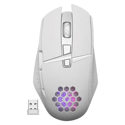 Defender pelė GM-514 Glory optinė RF RGB 3200DPI 7P balta 52513