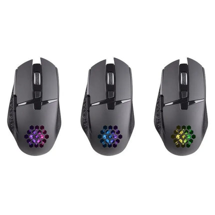 „Defender“ pelė GM-514 Glory optinė RF RGB 3200DPI 7P juoda 52514