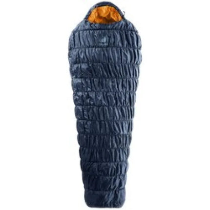 Deuter Exosphere -6 SL moteriškas miegmaišis (175 cm) – tamsiai mėlyna/klevo spalva, dydis: kairinis
